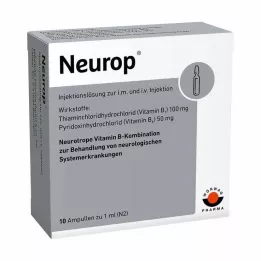 NEUROP Ampulky s injekčním roztokem, 10X1 ml