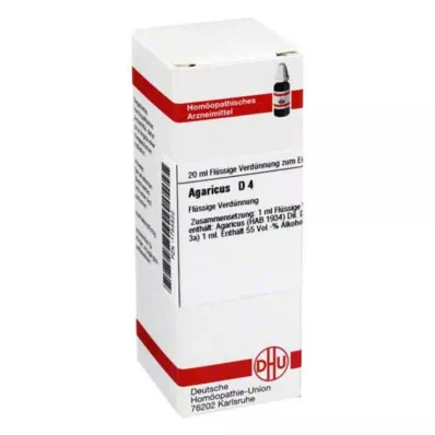 AGARICUS D4 ředění, 20 ml