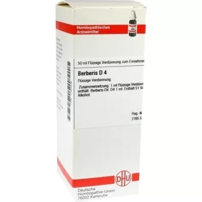 BERBERIS D 4 Ředění, 50 ml BERBERIS D 4 Ředění, 50 ml