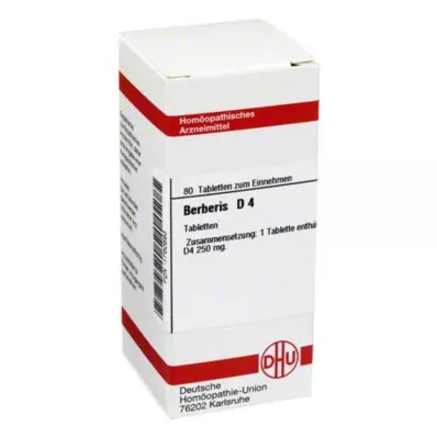 BERBERIS D 4 tablety, 80 ks