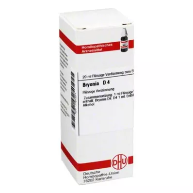 BRYONIA D4 ředění, 20 ml BRYONIA D4 ředění, 20 ml