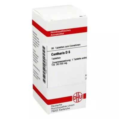 CANTHARIS D 6 tablet, 80 ks CANTHARIS D 6 tablet, 80 ks
