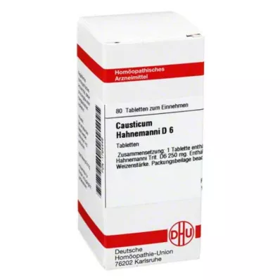 CAUSTICUM HAHNEMANNI D 6 tablet, 80 ks