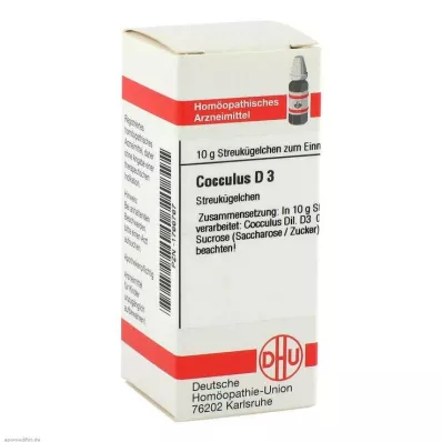 COCCULUS D3 Globuli, 10 g COCCULUS D3 Globuli, 10 g
