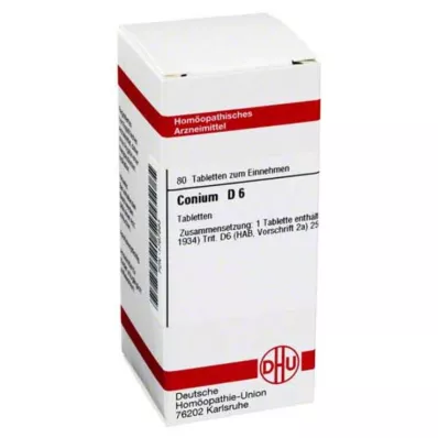 CONIUM D 6 tablet, 80 ks