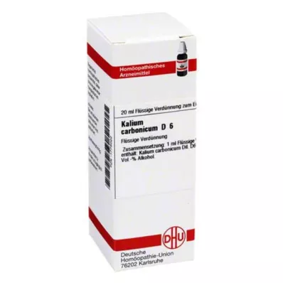 KALIUM CARBONICUM D6 ředění, 20 ml