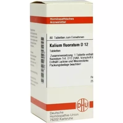 Fluor draselný D12, 80 ks