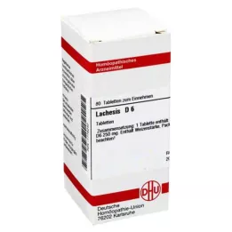 LACHESIS D 6 tablet, 80 ks