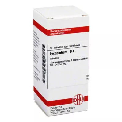 LYCOPODIUM D 4 tablety, 80 ks