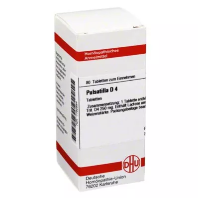 PULSATILLA D 4 tablety, 80 ks