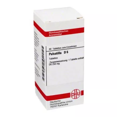 PULSATILLA D 6 tablet, 80 ks