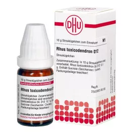 RHUS TOXICODENDRON D 12 Globuli, 10 g