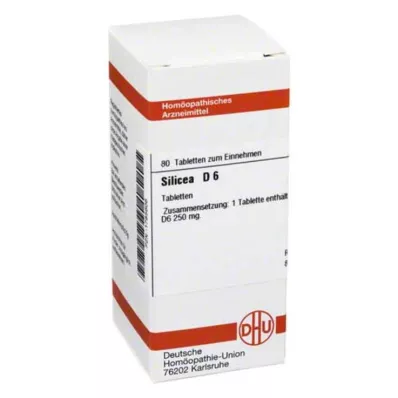 SILICEA D 6 tablet, 80 ks