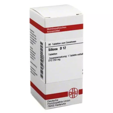 SILICEA D 12 tablet, 80 ks