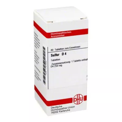 SULFUR D 4 tablety, 80 ks SULFUR D 4 tablety, 80 ks