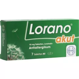LORANO akutní tablety, 7 ks