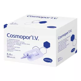 COSMOPOR I.V. Cherülenfixierverband 6x8 cm, 50 ks