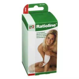 RATIOLINE akutní gáza 10 cmx2 m rolovaná, 1 ks