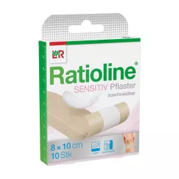 RATIOLINE citlivé krytí na rány 8 cmx1 m, 1 ks