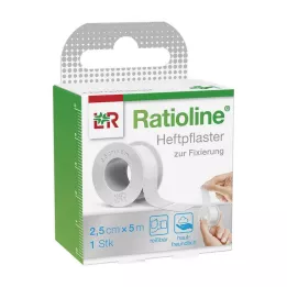 RATIOLINE akutní lepicí náplast 2,5 cmx5 m, 1 ks