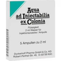 AQUA AD iniectabilia ex Colonia ampule, 5X2 ml
