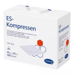 ES-KOMPRESSEN Unstetil 10x20 cm 12krát, 100 ks