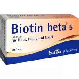 BIOTIN BETA 5 tablet, 50 ks