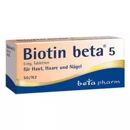 BIOTIN BETA 5 tablet, 50 ks