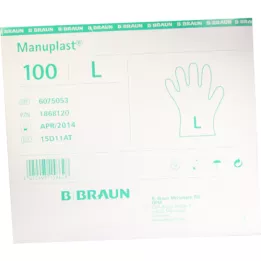 Manuplast jednou rukavice Velké jasné, 100 ks