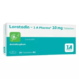 LORATADIN-1A Pharma tablety, 20 ks