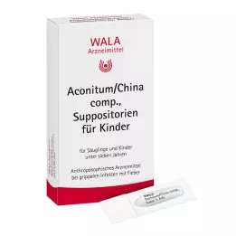 ACONITUM/CHINA sestava dětských čípků, 10X1 ks
