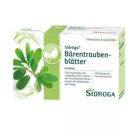 SIDROGA Bear Grape Leaf Tea Filter Bag, 20x2.0 g