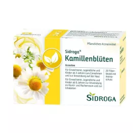 SIDROGA Filtrační sáčky na čaj z květů heřmánku, 20X1,5g