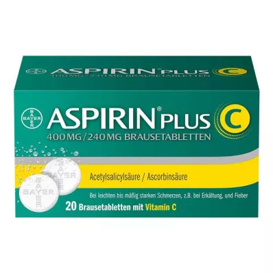 ASPIRIN plus C šumivé tablety, 20 ks