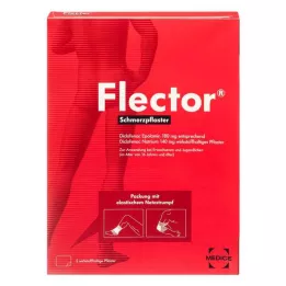 FLECTOR Náplast na bolest+elastická síťovaná punčocha, 5 ks