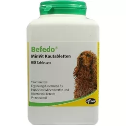 BEFEDO Minvit Chewing Tablety F.hunde, 180 ks