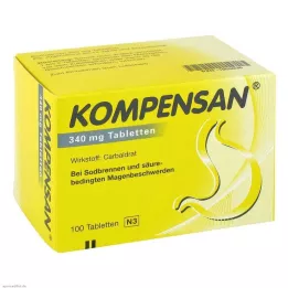 KOMPENSAN Tablety 340 mg, 100 ks