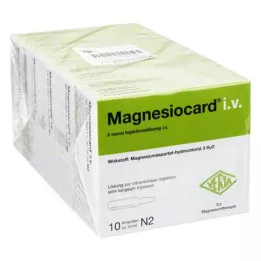 MAGNESIOCARD i.v. Injekční roztok, 50 x 10 ml