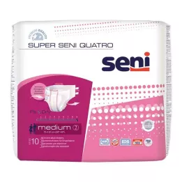 SUPER SENI Inkontinenční kalhotky Quatro vel. 2 M, 10 kusů