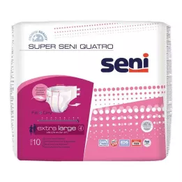 SUPER SENI Quatro inkontinenční kalhotky vel. 4 XL, 10 kusů
