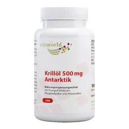 Krillový olej 500 mg antarktické kapsle, 100 kusů