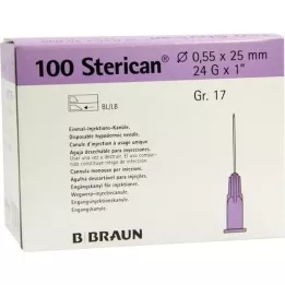 STERICAN CANNULS LUER-LOK 0,55x25 mm GR