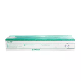 INJEKT Samostatná stříkačka 2 ml Luer centric PVC-zdarma, 100X2 ml
