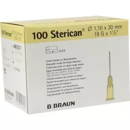 STERICAN CANNULAS 19 GX1 1/4 1,1x30 mm, 100 ks