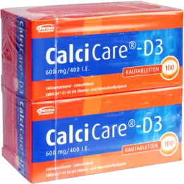 CALCICARE D3 žvýkací tablety, 200 ks