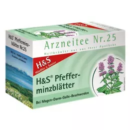 H&amp;S Filtrační sáčky na mátový čaj, 20X1,5g