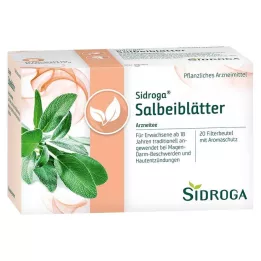 SIDROGA Čajové filtrační sáčky z listů šalvěje, 20X1,5g