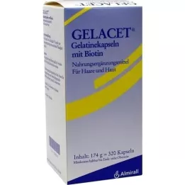 Gelacet Gelatin kapsle s biotinem, 320 ks