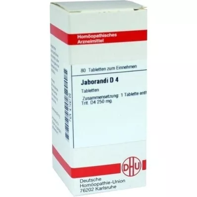 JABORANDI d 4 tablety, 80 ks JABORANDI d 4 tablety, 80 ks