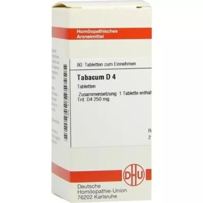 TABACUM d 4 tablety, 80 ks